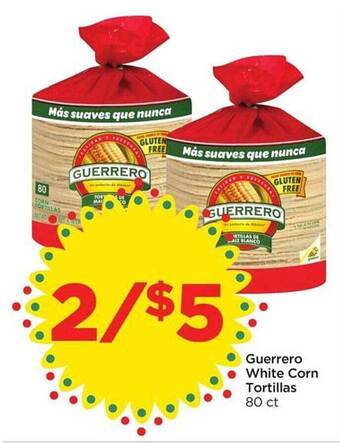 Foods Co Guerrero White Corn Tortillas offer