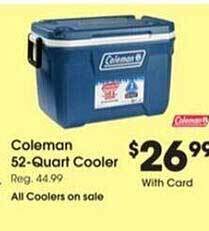 Fred Meyer Coleman 52-quart Cooler offer