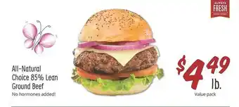 Sprouts Farmers Market Lean Ground Beef offer