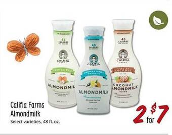 Sprouts Farmers Market Califia Farms Almondmilk offer
