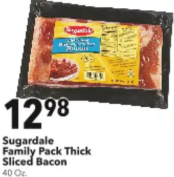 Sugardale Family Pack Thick Sliced Bacon 40 oz.