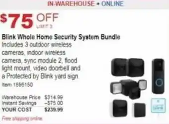 Blink Whole Home Security System Bundle 1595150