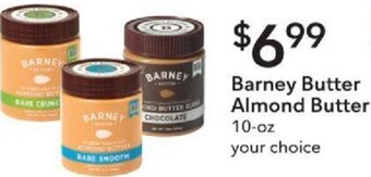 Publix Barney Butter Almond Butter 10-oz offer