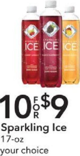 Publix Sparkling Ice 17-oz offer