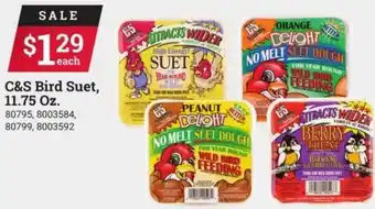 Ace Hardware C&S Bird Suet, 11.75 oz. offer