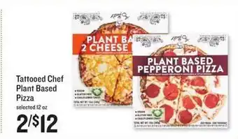 Lowes Foods Tattooed Chef Plant Based Pizza offer
