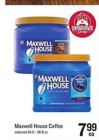 Lowes Foods Maxwell House Coffee offer