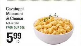 Lowes Foods Cavatappi Macaroni & Cheese offer