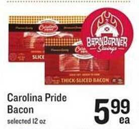 Lowes Foods Carolina Pride Bacon offer