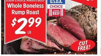 Rouses Whole Boneless Rump Roast offer