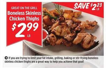 Rouses Boneless Skinless Chicken Thighs offer