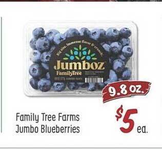 Sprouts Farmers Market Family Tree Farms Jumbo Blueberries offer