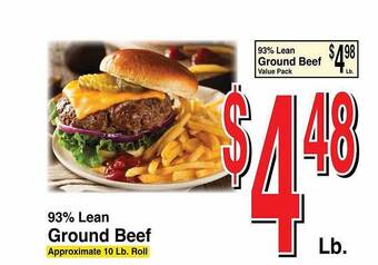 Super Saver 93% Lean Ground Beef offer