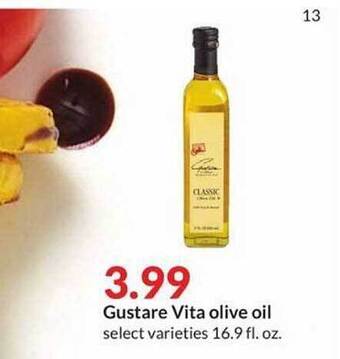 Hy-Vee Gustare Vita Olive Oil offer