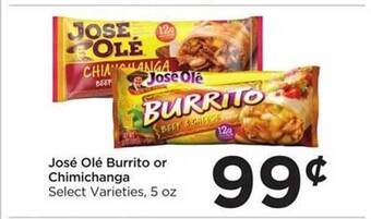 Food 4 Less José Olé Burrito Or Chimichanga offer