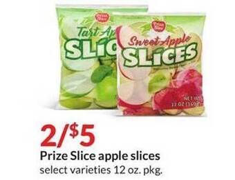 Hy-Vee Prize Slice Apple Slices offer