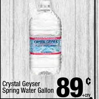 Super King Markets Crystal Geyser Spring Water offer