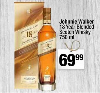 Super King Markets Johnnie Walker 18 Year Blended Scotch Whisky offer