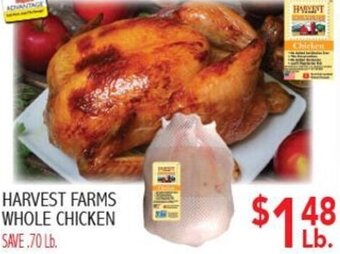 Ingles Markets Harvest Farms Whole Chicken offer