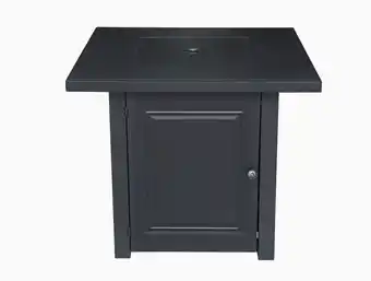Walmart Hiland 28" Matte Black Propane Fire Pit Table offer
