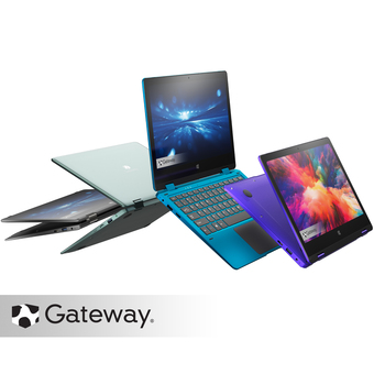 Walmart Gateway Notebook 11.6" Touchscreen 2-in-1s Laptop, Intel Celeron N4020, 4GB RAM, 64GB HD, Windows 10 Home, Blue, GWTC116-2BL offer