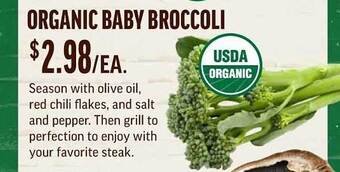 Central Market Organic Baby Broccoli offer