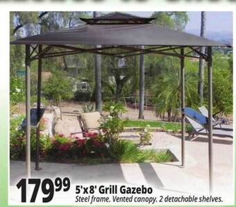 Ocean State Job Lot 5'x8' Grill Gazebo offer
