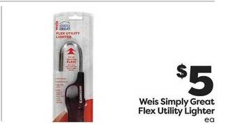 Weis Markets Weis Simply Great Flex Utility Lighter offer
