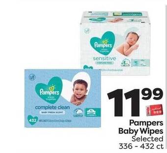 Weis Markets Pampers Baby Wipes offer