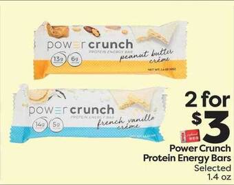 Weis Markets Power Crunch Protein Energy Bars offer