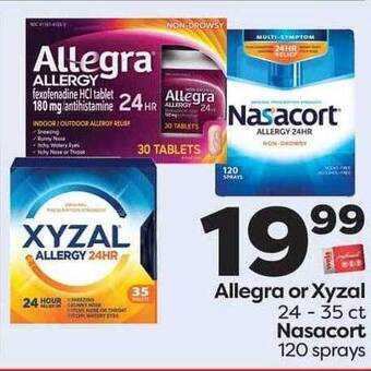 Weis Markets Allegra Or Xyzal, Nasacort offer