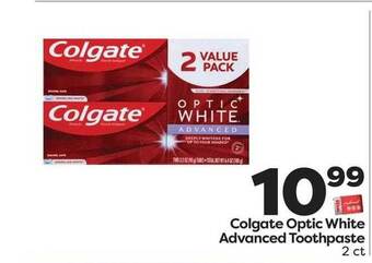 Weis Markets Colgate Optic White Advanced Toothpaste offer