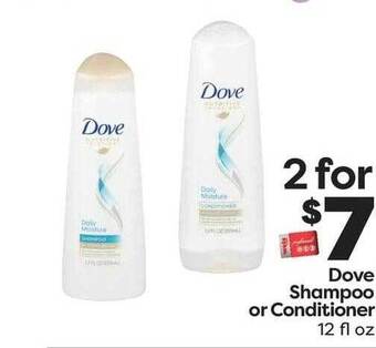Weis Markets Dove Shampoo Or Conditioner offer
