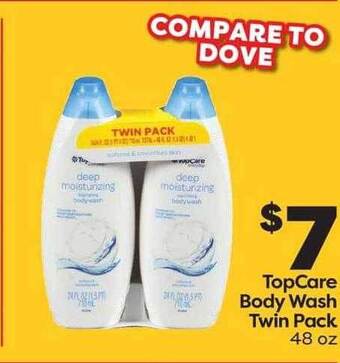 Weis Markets TopCare Body Wash Twin Pack offer
