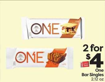 Weis Markets One Bar Singles offer