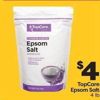 Weis Markets TopCare Epsom Salt offer