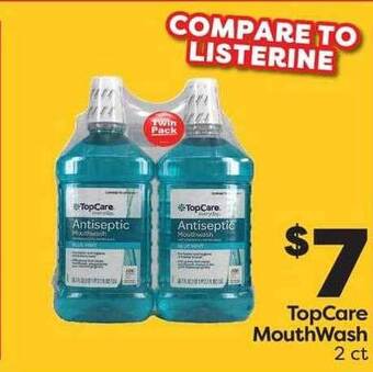 Weis Markets TopCare Mouthwash offer
