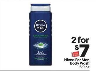 Weis Markets Nivea For Men Body Wash offer