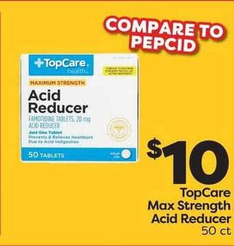 Weis Markets TopCare Max Strength Acid Reducer offer