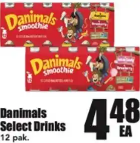Warehouse Market Danimals Select Drinks 12 pak. offer