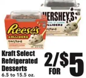 Kraft Select Refrigerated Desserts 6.5 to 15.5 oz.