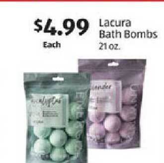 Aldi Lacura Bath Bombs offer