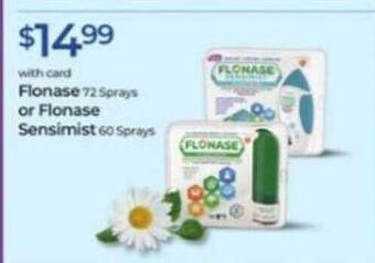 Rite Aid Flonase Or Flonase Sensimist offer