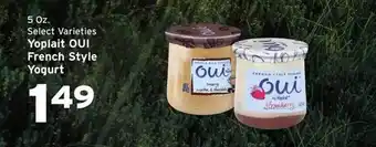 Hannaford Select Varieties Yoplait Oui French Style Yogurt offer
