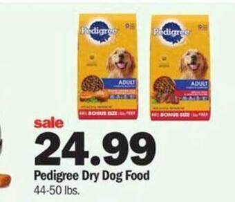 Meijer Pedigree Dry Dog Food offer