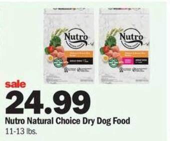 Meijer Nutro Natural Choice Dry Dog Food offer
