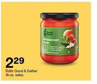 Target Good & Gather Salsa offer
