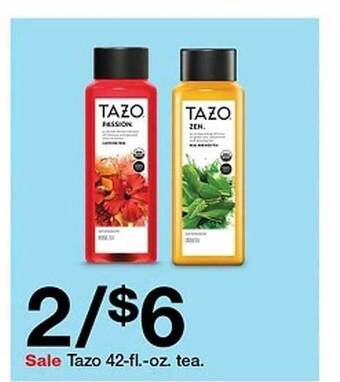Target Tazo 42-fl. -oz Tea offer