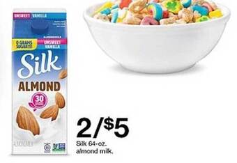 Target Silk Almond Milk offer