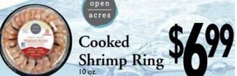 Harding's Markets Cooked Shrimp Ring 10 oz. offer